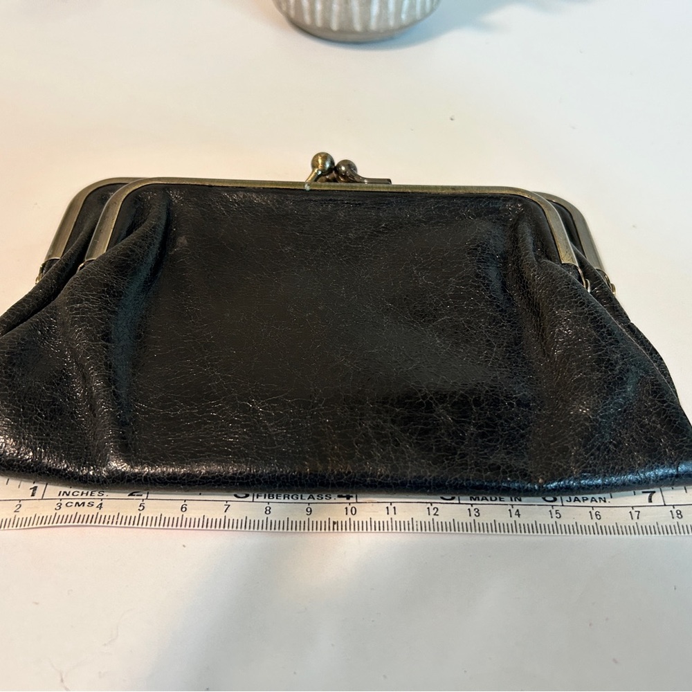 HOBO Black Leather Clutch with Vintage Frame - Picture 8 of 8